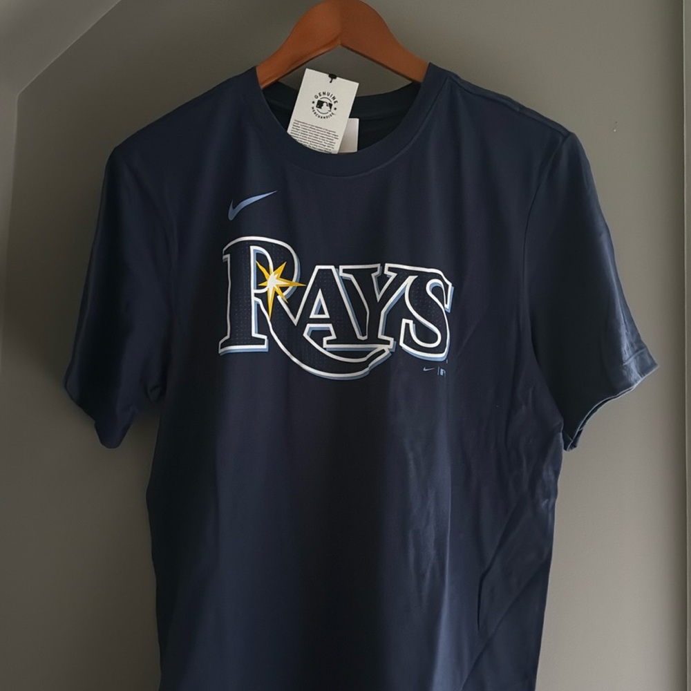 (NEW) Nike Tampa Bay Rays Graphic T-Shirt - McClanahan